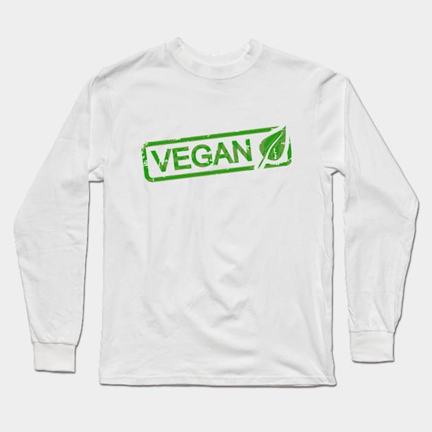 vegan tshirt Long Sleeve T-Shirt by King Tshirts